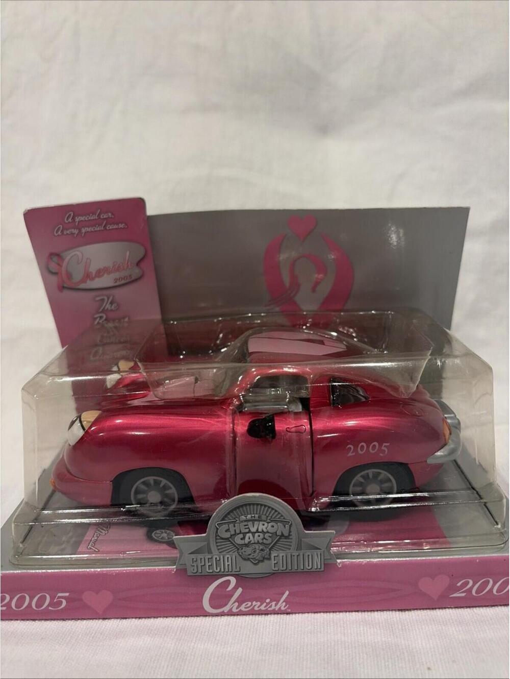 Vintage 2005 Chevron Cars Special Edition Breast Cancer Awareness Car - Cherish